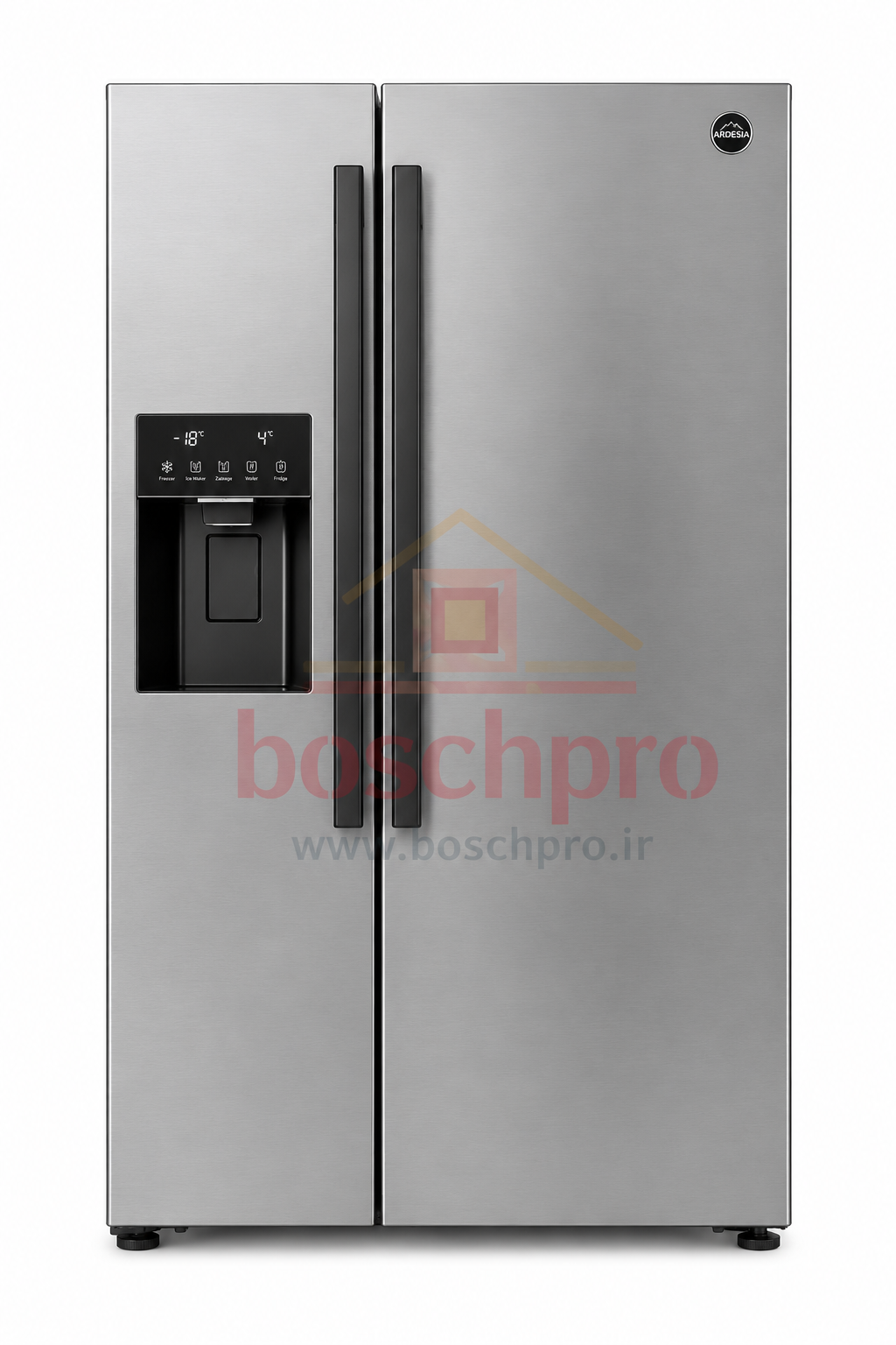 یخچال ساید بای ساید آردزیا مدل ARS2701-40 ظرفیت ۲۷ فوت با یخساز اتوماتیک
